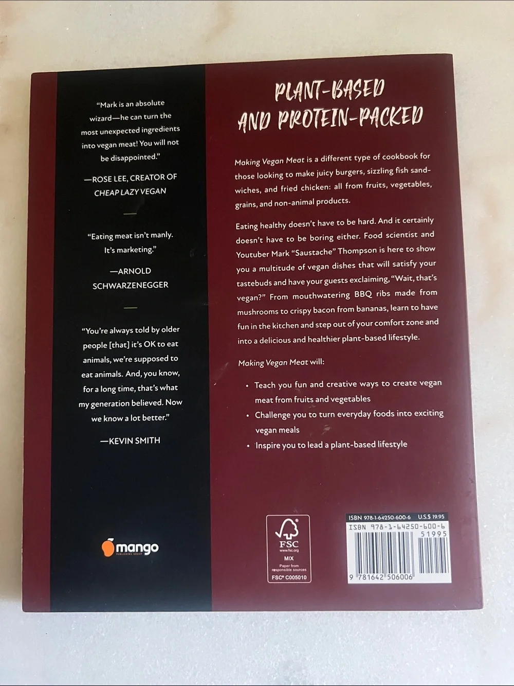 Making vegan meat by Mark Thompson￼ some great